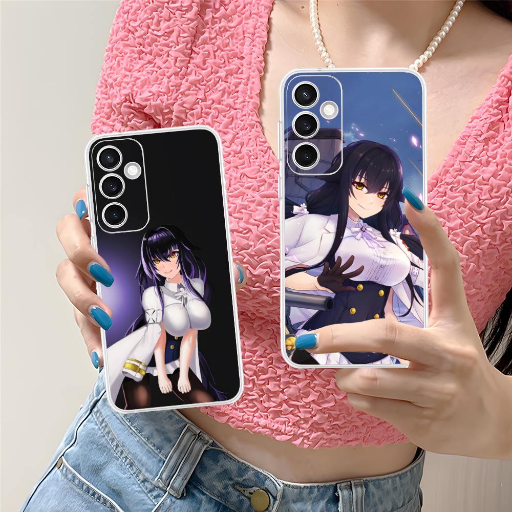 Azur Lane Azuma Mobile Phone Case for Samsung Galaxy S25 S24 S23 S22 S21Plus FE Ultra Clear Colour Protective Smartphone Luxury
