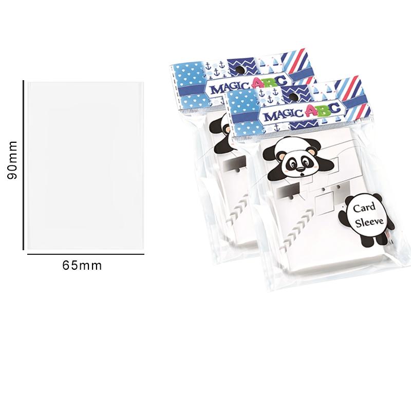 1/2 Packungen 65*90mm Kartenhüllen Staubdicht Transparent Barriere für Sportstar-Karten Kpop Idol Bildkarten Aufbewahrungszubehör ZYF