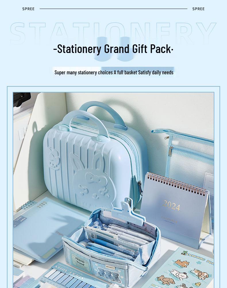 Back To School Stationery Gift Box for Girls - Perfect for Elementary & Junior High