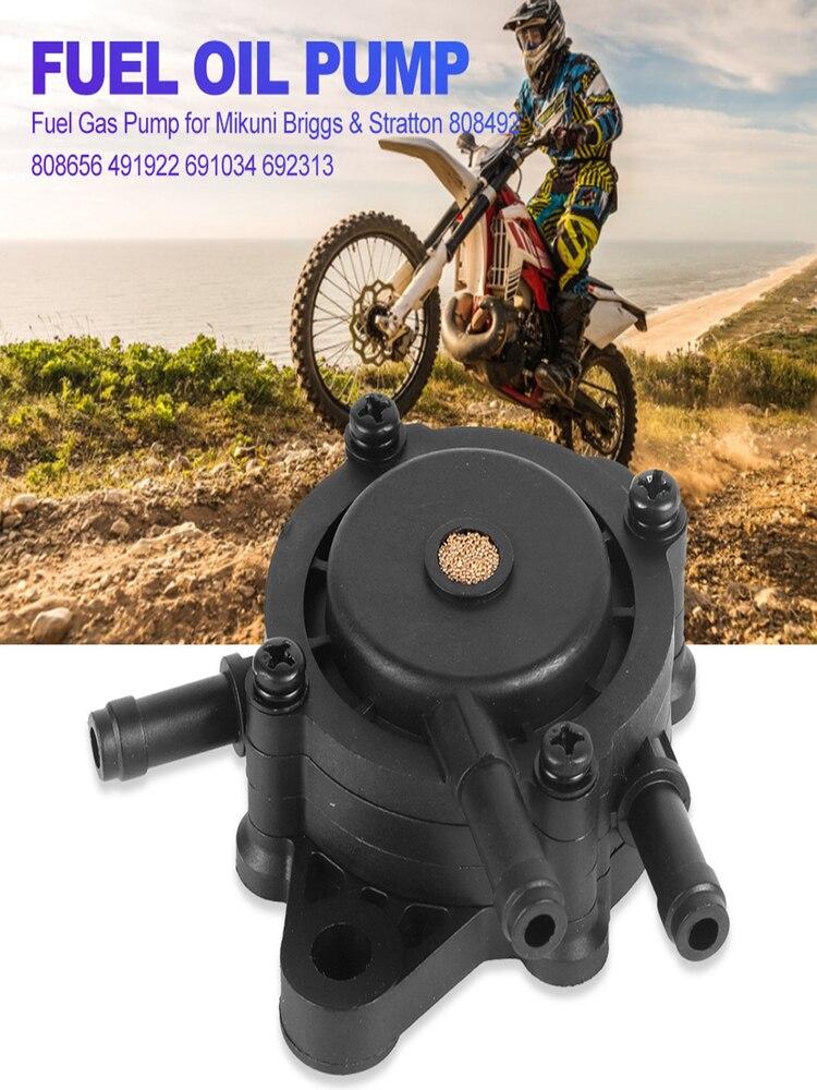 

Бензонасос для Mikuni Briggs & Stratton 808492 808656 491922 691034 692313 чёрный