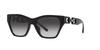 Emporio Armani Sunglasses EA4203U Shiny Black Smoke Lens 55 Frame/Gradient