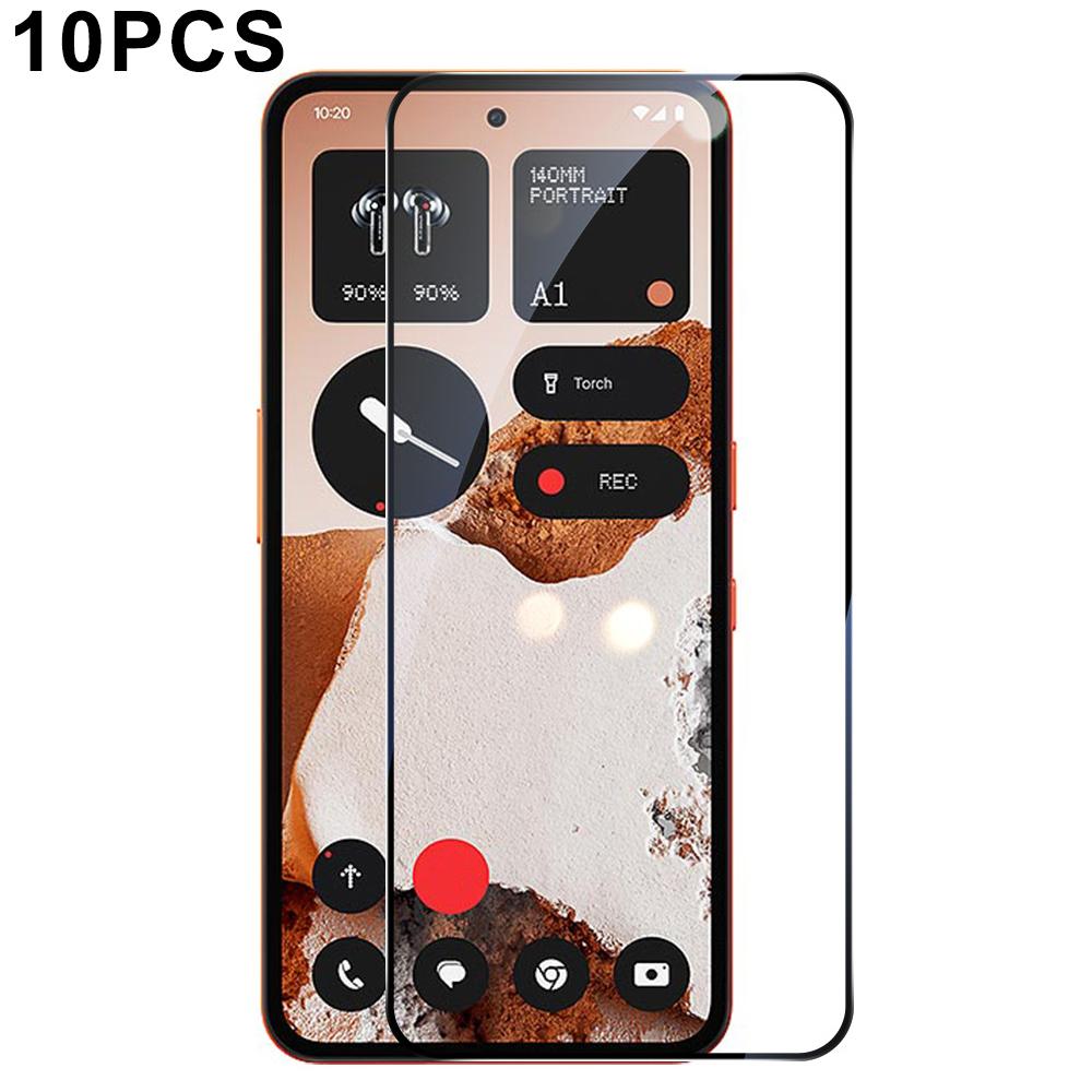 

RURIHAI 10 шт. Для Nothing CMF Phone 2 Pro Високоалюмосилікатна скляна плівка 0,26 мм 2.5D Захисне скло для екрана As Shown A