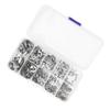 580Pcs E Circlip Washer Set with Storage Box Stainless Steel Firm Fixing E Type Retaining Washer