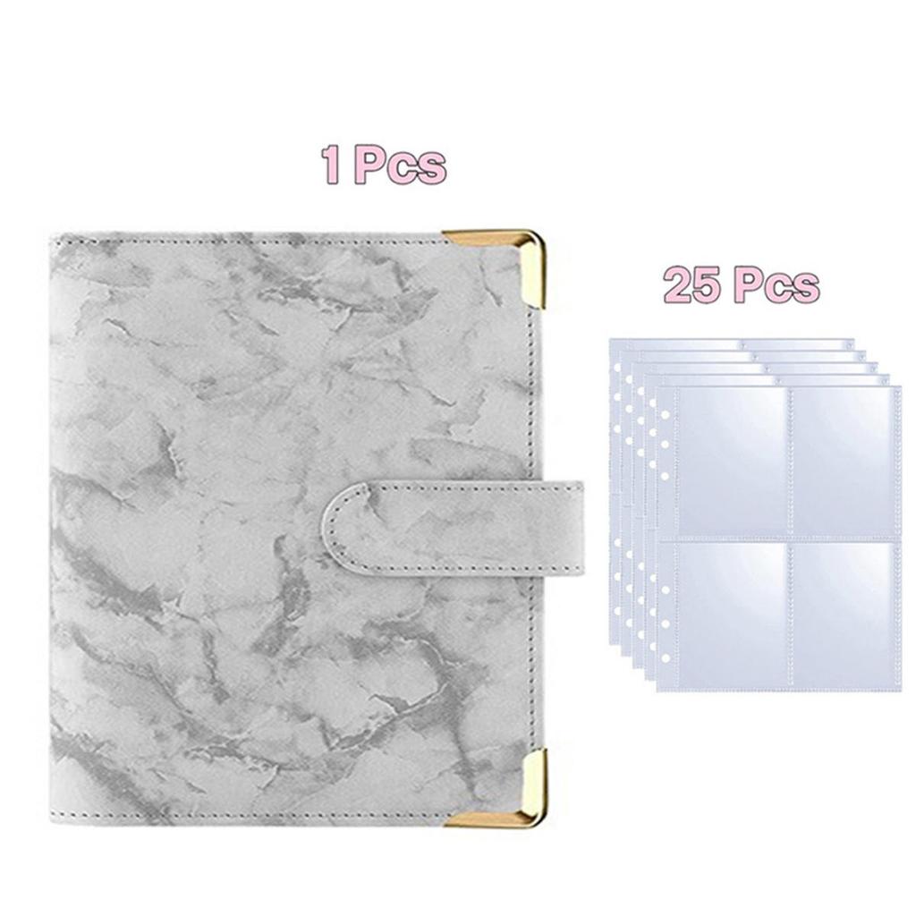 25 Pages Photo Card A5-Binder  Photo Albums Idol Cards Loose-leaf Collect Book Binder Photocard Holder