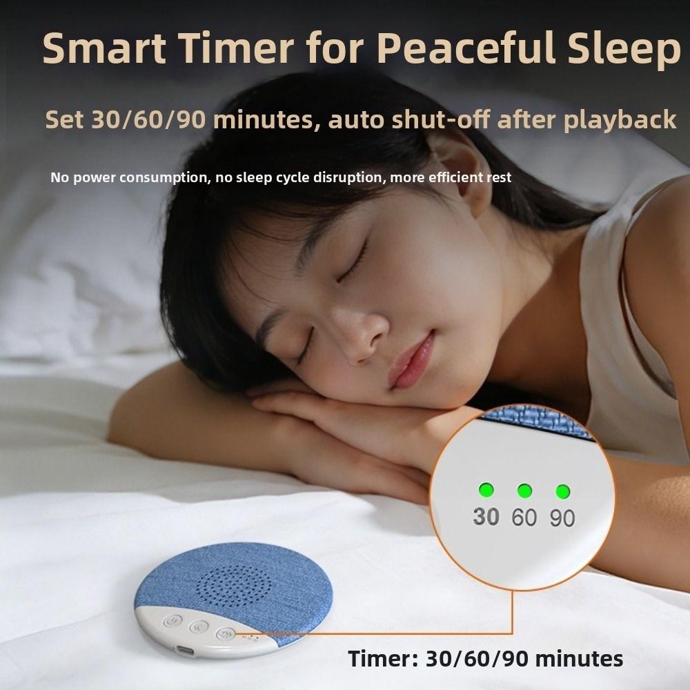 Mini White Noise Machine Sleep Aid Portable Music Player Bedroom Pillow Speaker  Home Use