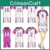 Haikyuu Shiratorizawa Academy Volleyball Costume Breathable Sports Suit Set