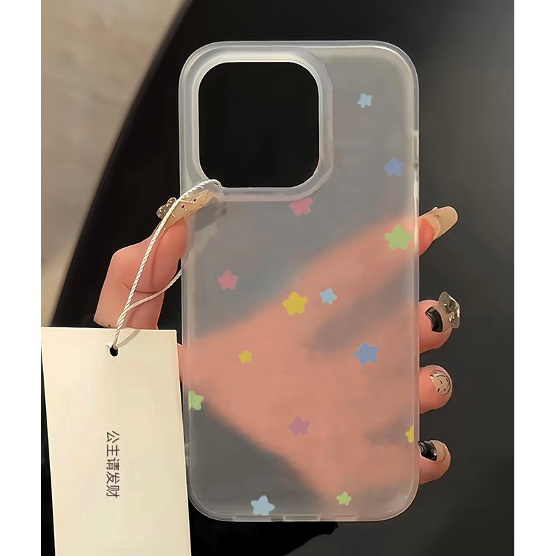 Bunter Stern für IPhone 16/15 Promax Handyhülle 14 für Apple 13/12 Softcover 11 Neu X