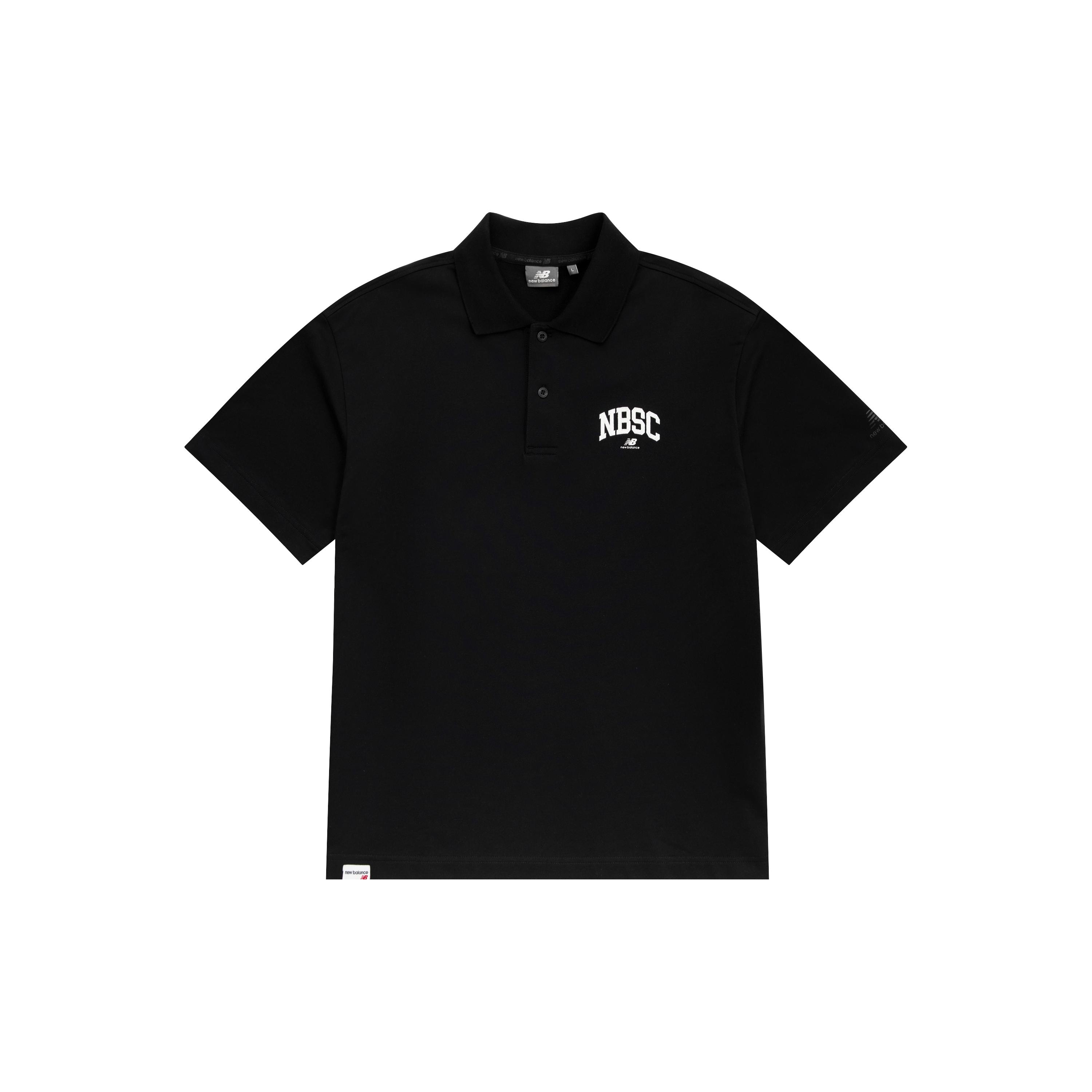 Мужская футболка-поло New Balance Черная 5FD25363-BK XL