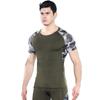 Men's Sports Quick-drying T-shirt Stretch PRO Tights Running Training Short-sleeved Fitness Wear