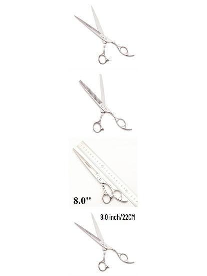 Professional Japanese Steel Hairdressing Scissors & Thinning Shears Set for Seamless Cuts & Bang Trimming