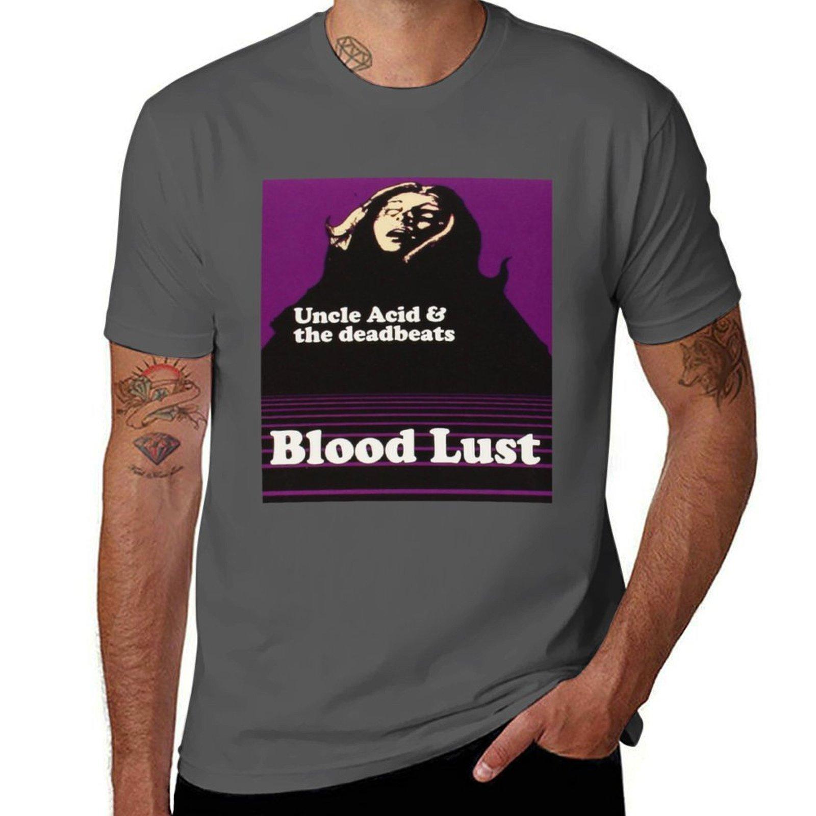 Uncle Acid and the deadbeats - Blood lust T-Shirt essential t shirt funny t shirts man T-Shirt 4XL