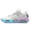 Li Ning All City 9 Youth Edition All City 9 Low Top Children's Basketball Shoes Cotton Candy ABAR051-1