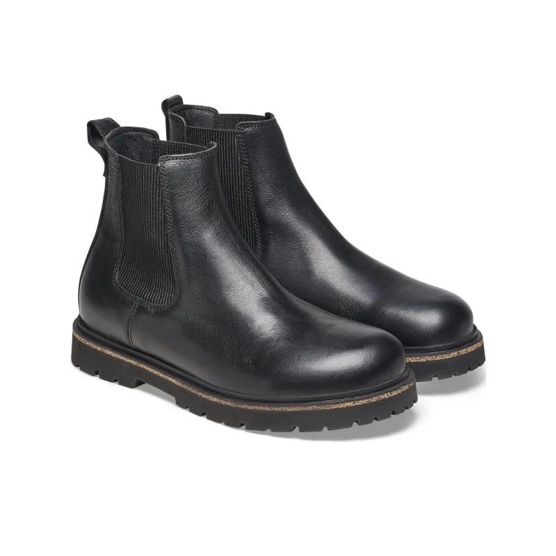 Birkenstock Bend Chelsea Unisex Retro Round Toe Chelsea Boots Black 1025764 41