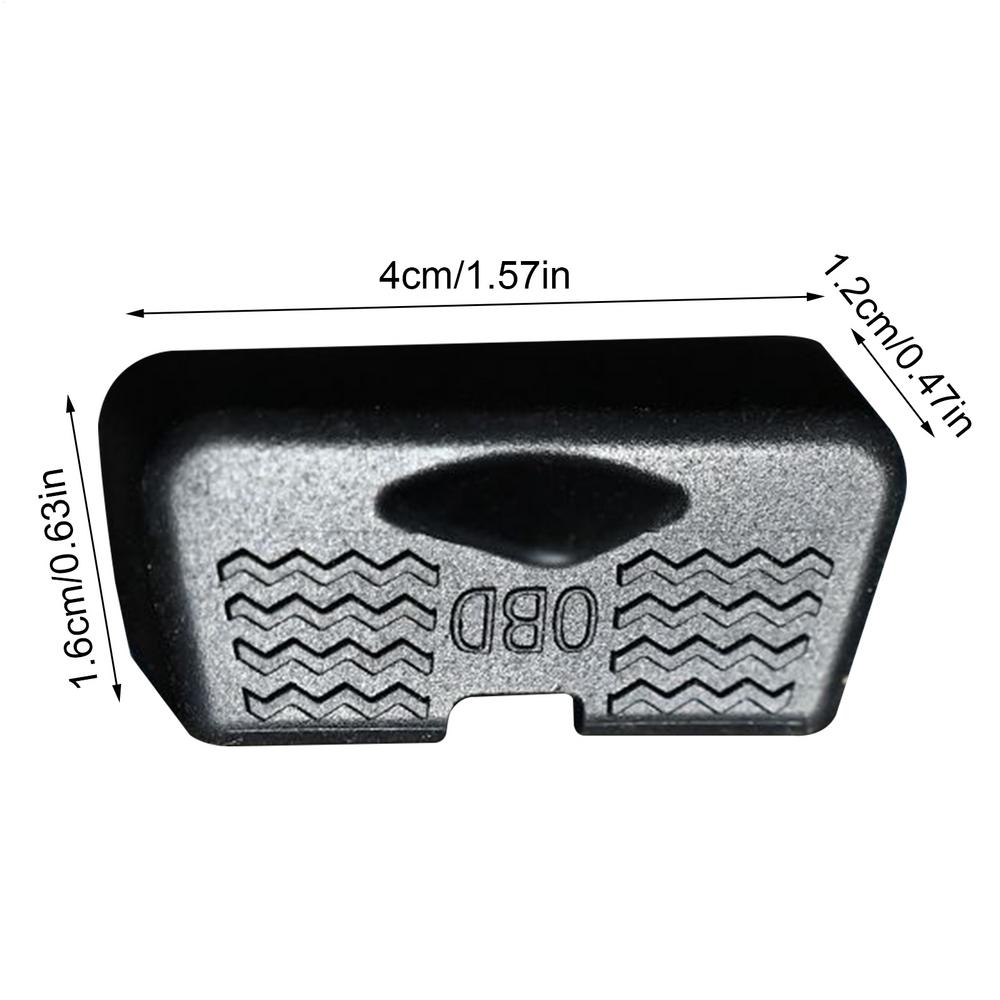 OBD Silicone Dust Cover Silicone Waterproof Anti-Theft Auto Accessories Car OBD Interface Cover For SUV RV Vehicle Trip Travel