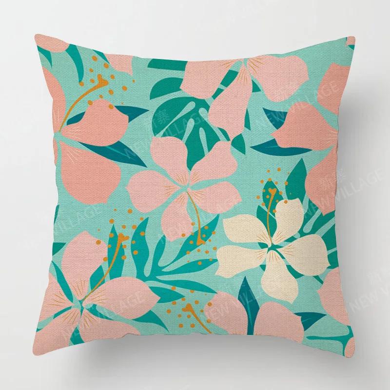 Heimdeko Bunte Blumenmuster Kissenbezüge Für Zuhause Muster Kissenbezug Geeignet Für Sofa Schlafzimmer Auto Kissenbezug