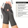 1 Pair Premium Fingerless Gloves for Daily Use, Sports, Fitness, Workout Thumb Brace Gloves for Women & Men Hand Support Wrap Half Finger Gloves