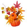 Quick Setups Fall Festival Foam Pumpkins Decoration Realistic Maples Design Safe For Kids Pet Homes Party Decors