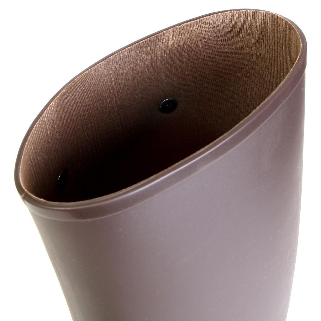 Montfreur LB8121 Women's Brown Rain Boots, Sizes 24.5cm-25.0cm