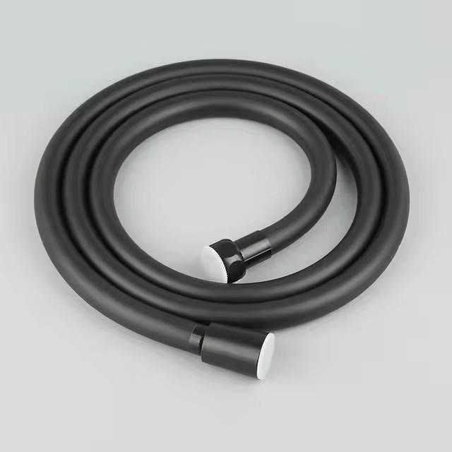 

1,5/2,0/3,0 м шланг для душа высокого давления сантехника для ванной комнаты аксессуары ПВХ гибкий ручной антизакручивающийся шланг GI/2 универсальный 1.5M чёрный