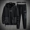 Zestawy męskie Bluza dresowa Spodnie dresowe Wiosna Jesień Spodnie cargo Joggers