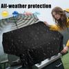 Built In BBQ Grill Cover BBQ Grill Top Cover 210D Oxford Fabric Waterproof Barbecue Cookware Protector For Backyard Yard Patio