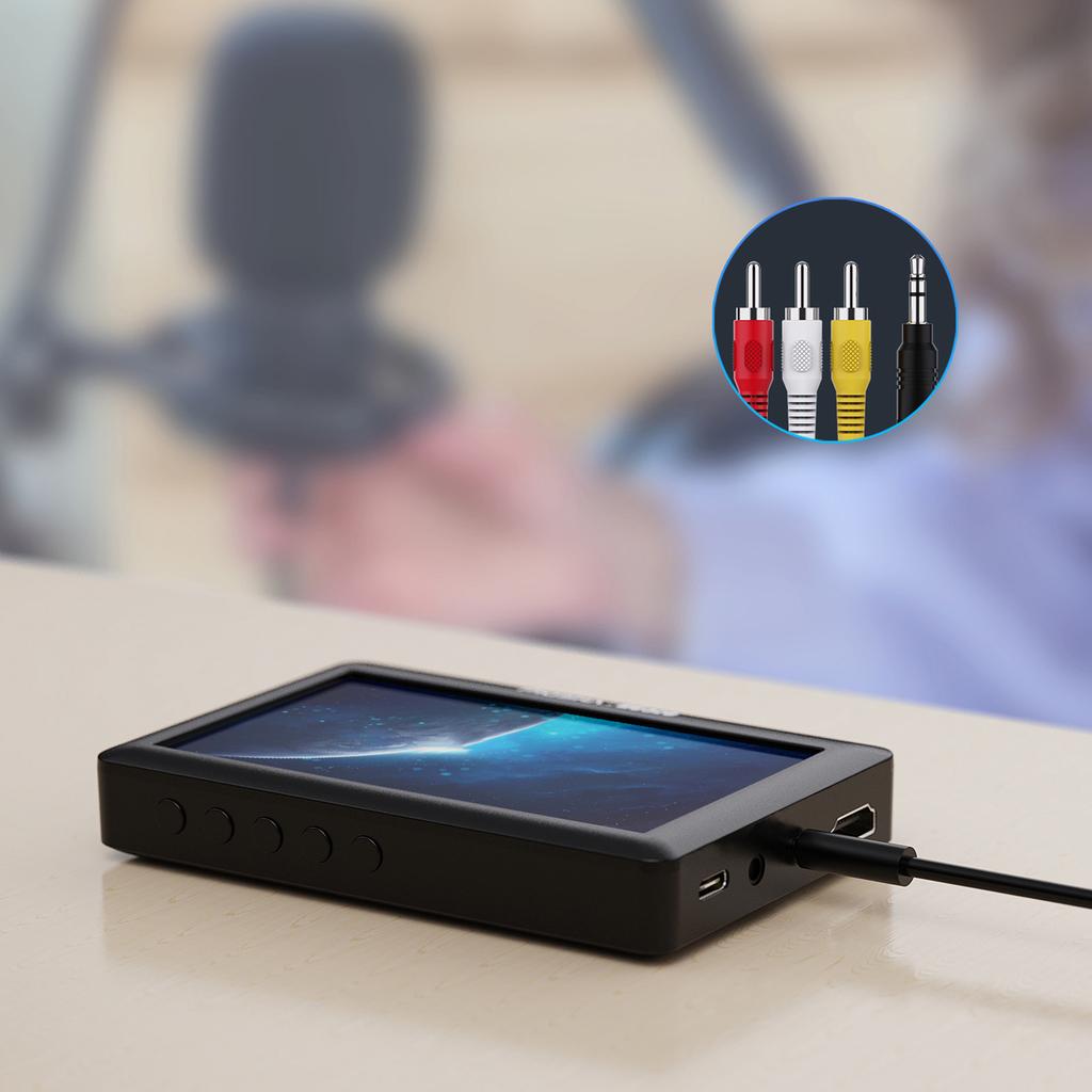 Ezcap180 AV Recorder Video Audio Capture Box Analog To Digital Converter Record Video From VHS VCR S Camcorder DVD