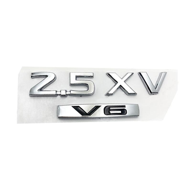 3D Premium 2.5XL 2.5XV 230JK 230JM 250XL 250XV V6 Letters for Japan car Engine Hood Fender trunk Tail Rear Decal Emblem Badge Sticker