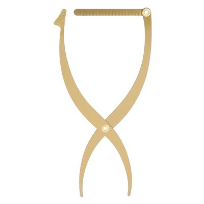 Eyebrow Stencil Microblading Ruler Stainless Steel 3 Point Positioning Golden Ratio Symmetrical