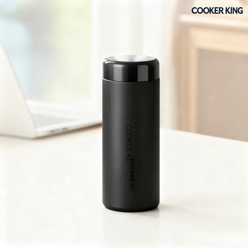 COOKER KING 360ml Vacuum Flasks Stainless Steel Water Cup Simple Thermal Coffee Mug Portable Tea Cup Water Bottle Bicycle
