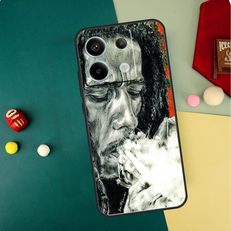 Bob Marley Case For Xiaomi Redmi Note 14 Pro 13 12 11 10 15 Pro Plus Redmi 15C 14C 13C 10C 12C 15 Funda