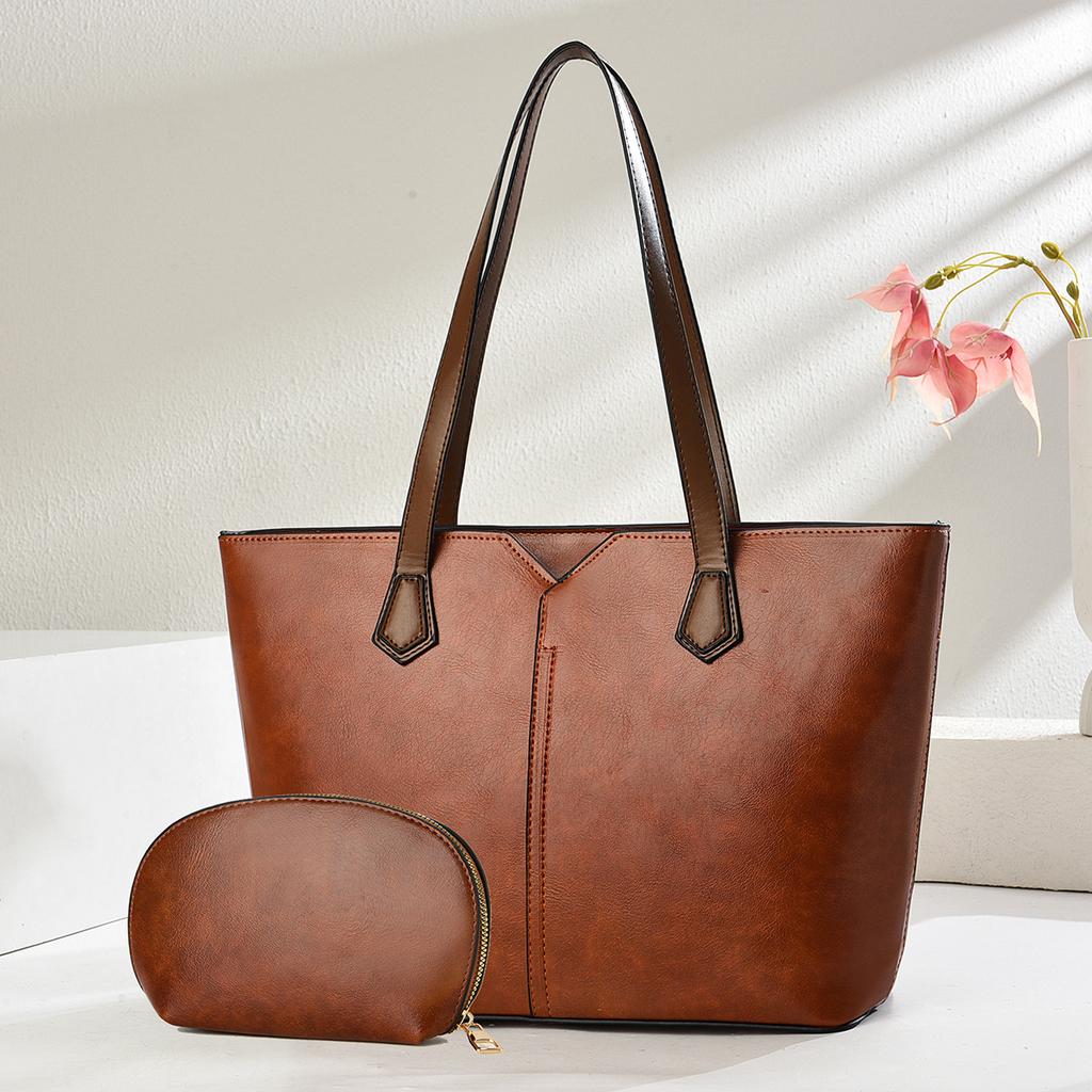 Two-piece Tote Bag, Fashionable and Simple Handbag, Mother Bag, Large-capacity Messenger Bag.