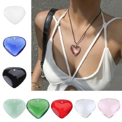 Exquisite herzförmige Anhänger-Charm-Charm-Massenperlen für DIY-Armband-Halskettenherstellung, Schmuckzubehör, Geschenk