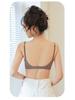 Zhangyou Women's Seamless Front-Buckle Sports Bra for Small Chests - Anti-Sagging, Gathered Design, Minimized Look for Larger Chests