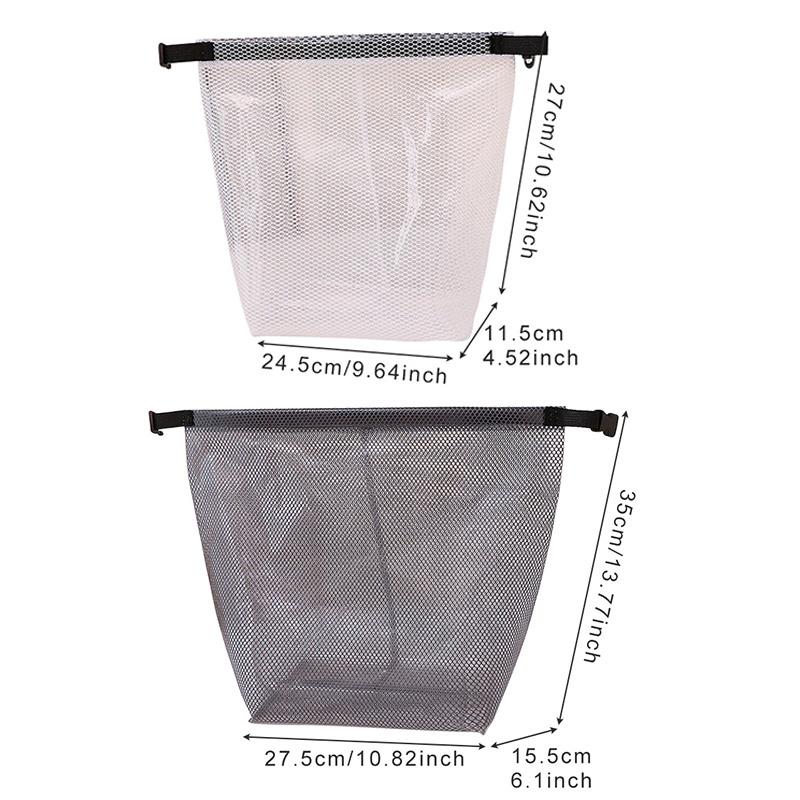 Large Capacity Waterproof Storage Bag Portable Travel Handbag Storage Bag for Makeup Toiletries Clothes Transparent Mesh Pouch