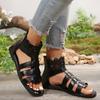 Große Größe Flache Unterseite Casual Sandalen Sommer Neue Ausgehöhlte
