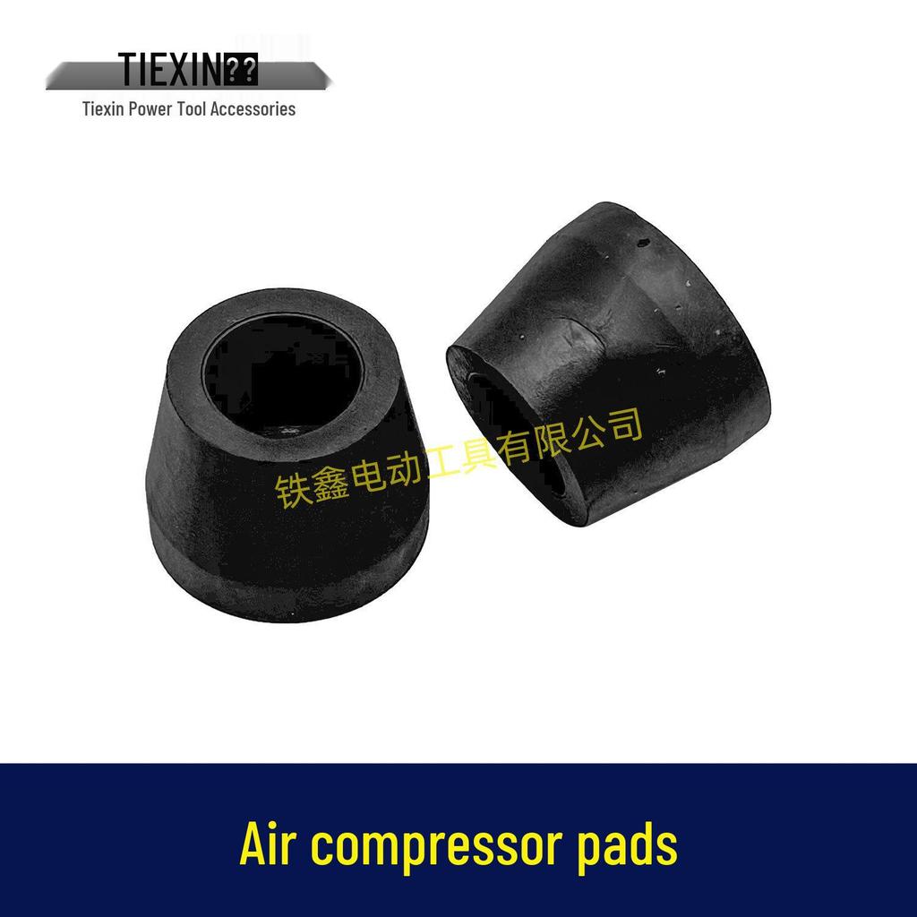 Shock Absorbing Air Compressor Rubber Foot Pad - Oil-Free, Anti-Vibration, Model 02476