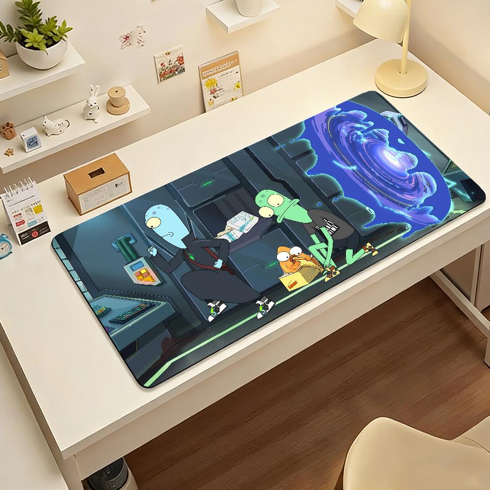 Cartoon SSolar OOpposites MousePad Nonslip Locking Edge PC Laptop Accessories Rubber Office Keyboard Large Game XXL DeskMat
