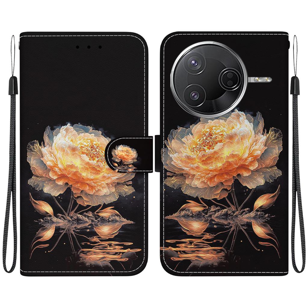 Per Xiaomi Poco F7 Pro 5G/F7 Ultra 5G/Redmi K80 Pro 5G/K80 5G Custodia a Portafoglio per Telefono Copertura a Libro in Pelle Stampa a Motivo