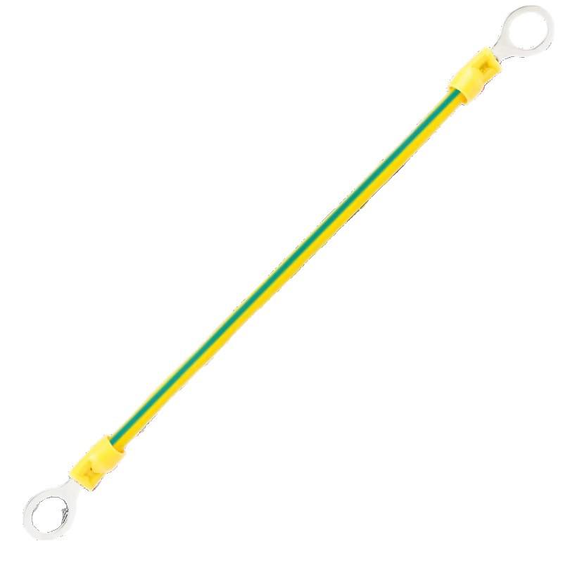 Flexible Copper Yellow-Green Bicolor Grounding Wire for 4 Square Photovoltaic Cable Tray and Distribution Box