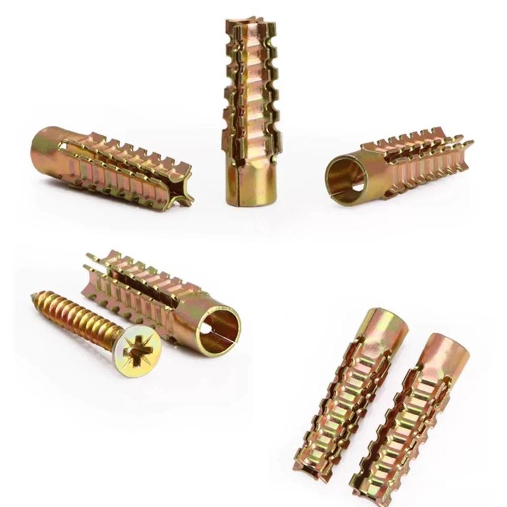 100/150Set M6 M8 Metal Expansion Tube Pipe Self-Drilling Fastening Screw Assortment Kit Prevent Loose Corrosion Resistant