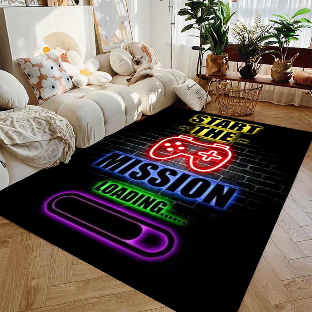 

Игровой контроллер Игровая тематика Легкие коврики для спальни Гостиная Кухня Ванная комната Моющийся коврик Ковер Домашний декор Подарок 50X80CM