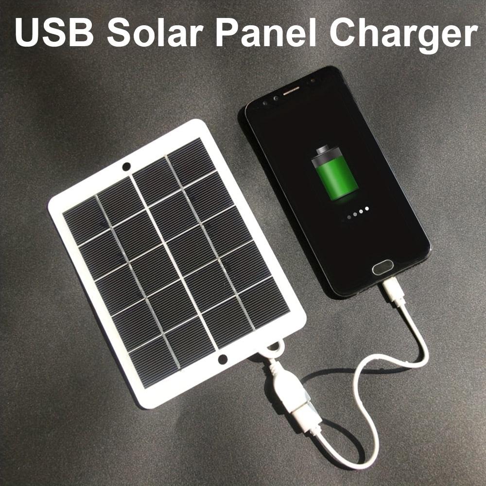 3W Monokristallines Solarpanel Tragbare Powerbank für Outdoor-Reisen und Mobile Überwachung