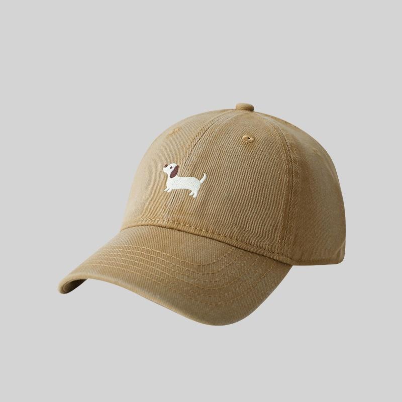 Hat Sunscreen Fashion Outdoor Use Hat Suitable For Men And Women For Daily Leisure Matching Dachshund Embroidery Baseball