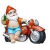 American-style Motorcycle Dwarf Summer Decorative Courtyard Home Resin Handicrafts, Cute Living Room Ornaments