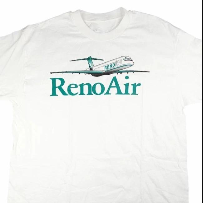 Vintage Reno Air Airlines Tshirt S5XL Unisex T-Shirt XXXL