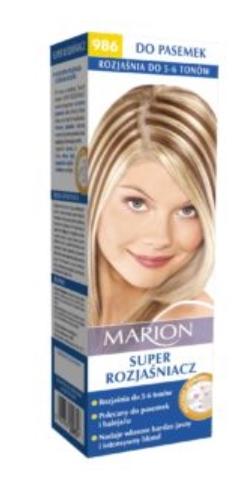 Marion 986 Super Hair Highlights Activator Kit 2x30ml + Activator 15g - Expiry Date: 30.4.2024