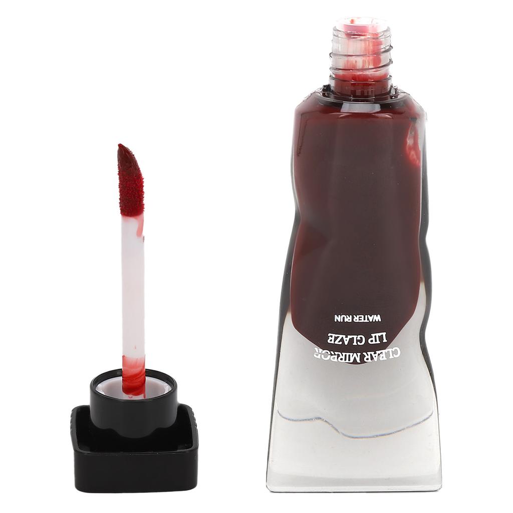 Clear Mirror Lip Glaze 5g Black Rich Layering Long Lasting Clear Mirror Elegant Style Black Lip Gloss for Women Makeup