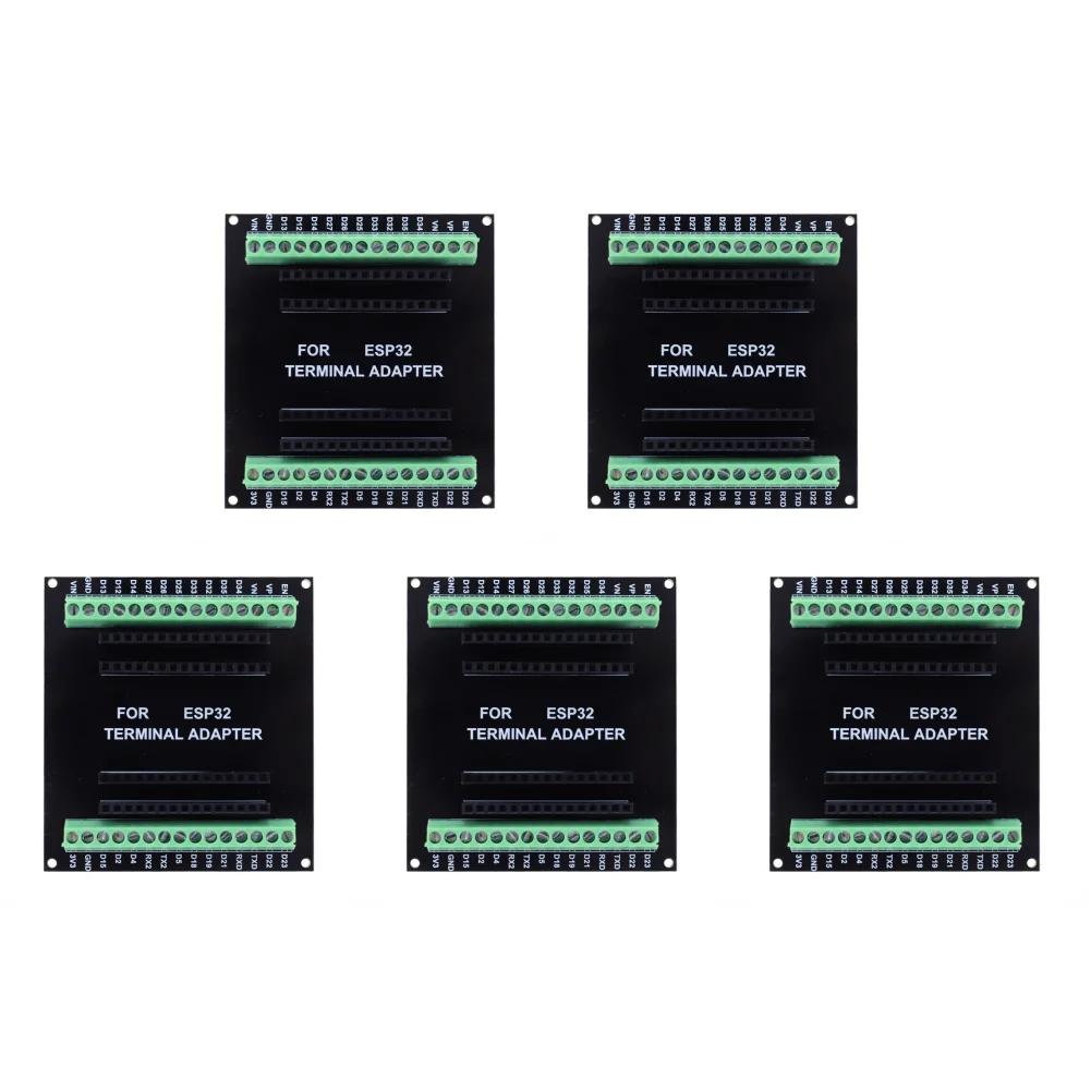 1-5PCS ESP32 Expansion Board For ESP32 WiFi Bluetooth-compatible Development Board NodeMCU-32S Lua 38Pin GPIO Expansion Board