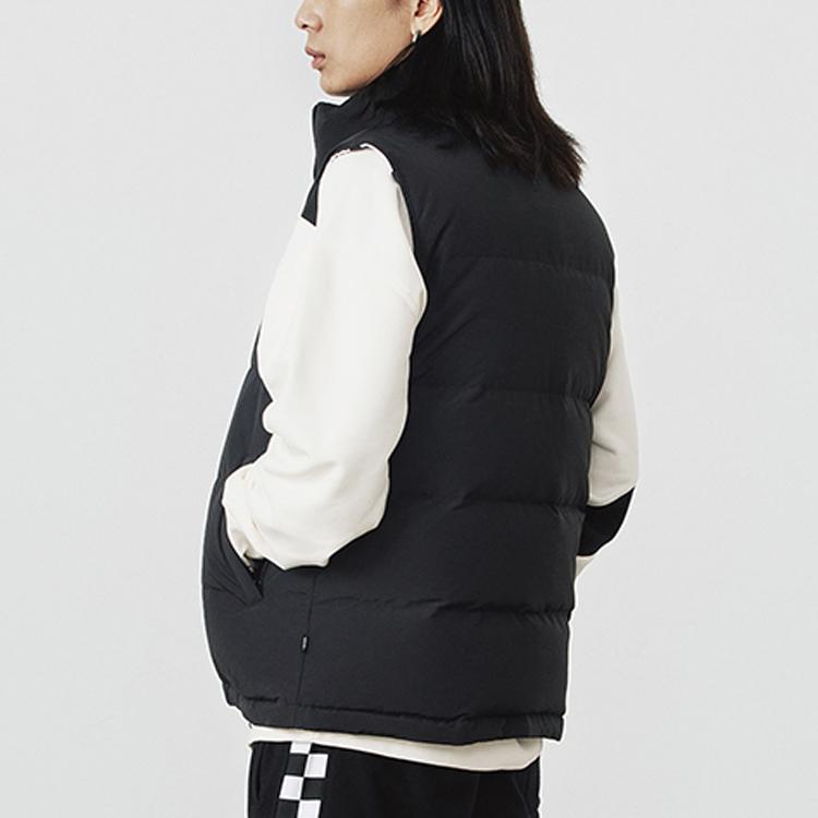 Vans Reversible Warm Workwear Stand Collar Down Vest Unisex Vests Black VN0A54NUBLK