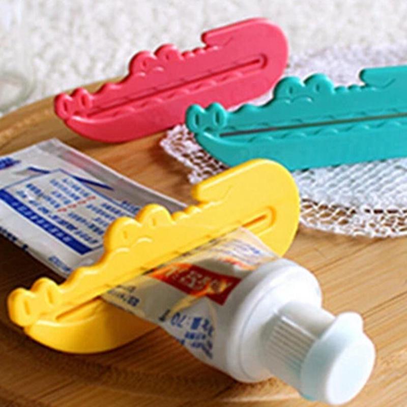 Buy 3pcs Toothpaste Tube Squeezer Dispenser Crocodile Toothpaste Clip